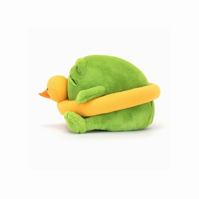 Jellycat Ricky Rain Frog Rubber Ring UK | 35627REKI